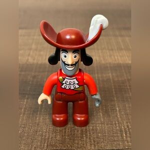 Lego Duplo Disney Figure Jake And The Neverland Pirates Captain Hook Mini Used